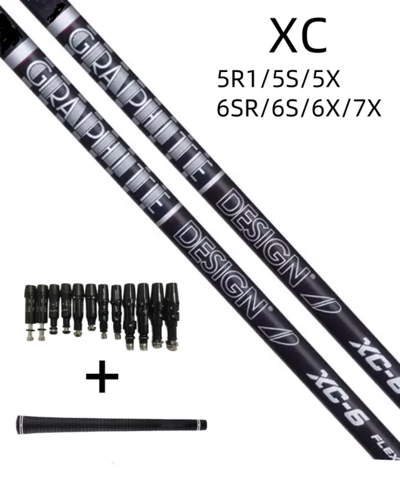 ใหม่กอล์ฟเพลา AD XC 5/6/7 R1/SR/S/X Golf DRIVER SHAFT หรือแฟร์เวย์ไม้ Graphite SHAFT ติดตั้งฟรีพร้อม Grips และแขน