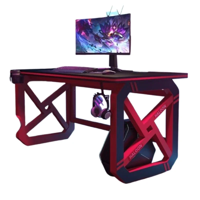 Standing Console Computer Desks Organizers Design Creativity Light Luxury Computer Desks Setup Fashion Escritorios Furniture