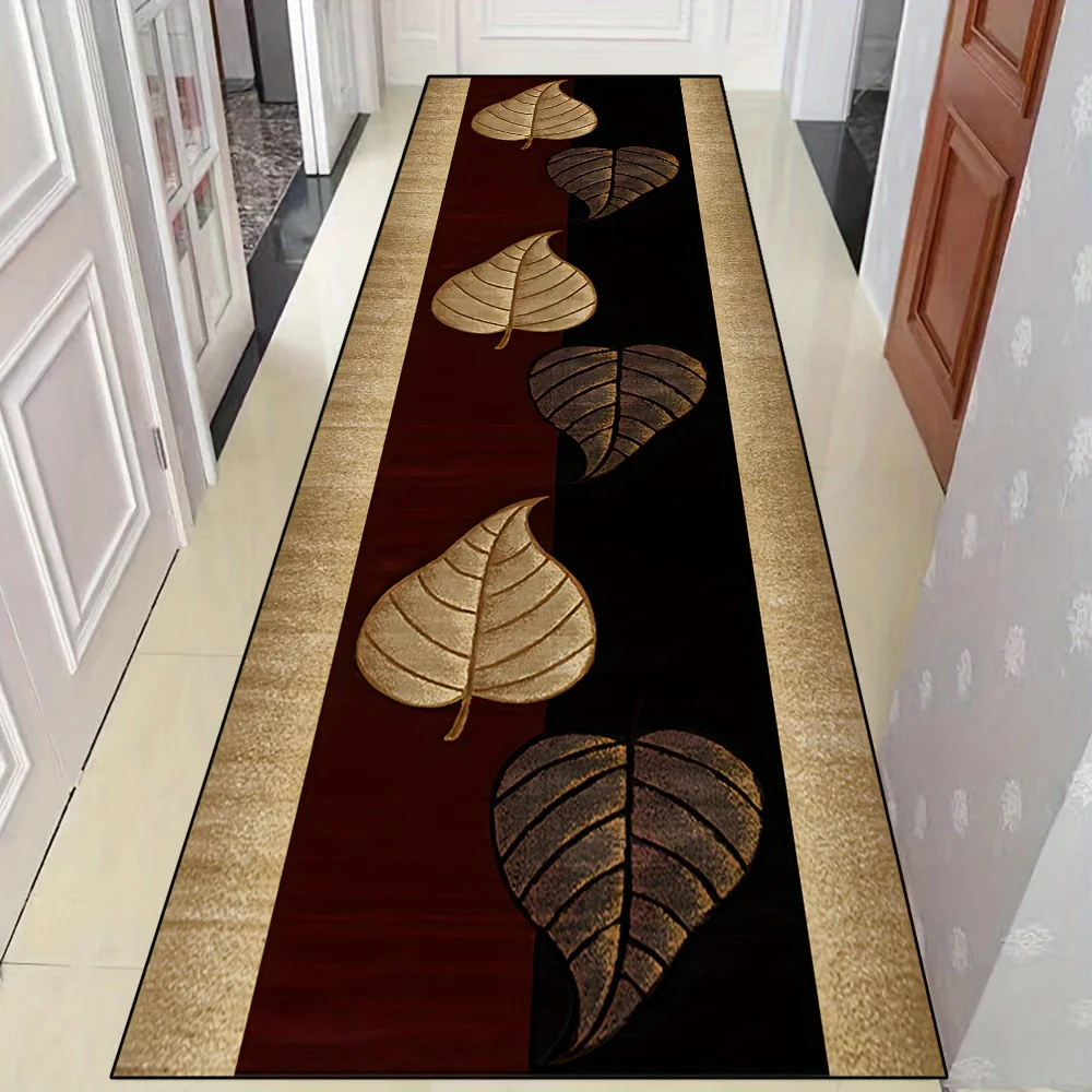

Home hallway rugs, high-quality gold diamond velvet doormats, large-scale hotel hallway carpets
