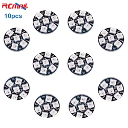 RCmall 10Pcs 7 bit 7 X WS2812B 5050 RGB LED Ring Lamp Light con driver integrati