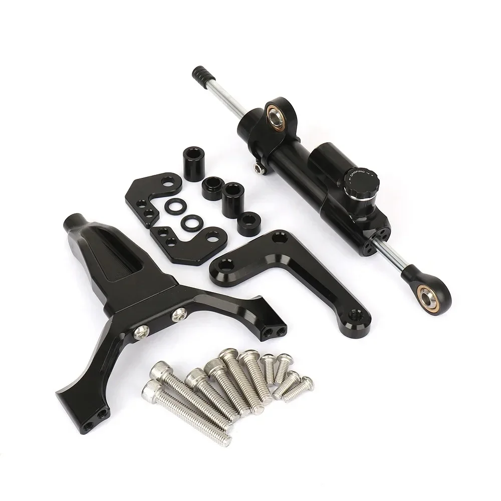 New Motorcycle Fiber Carbon Steering Stabilize Damper Mounting Bracket Kit For Yamaha MT09 MT 09 MT-09 SP MT 09 2024 2025 image 3