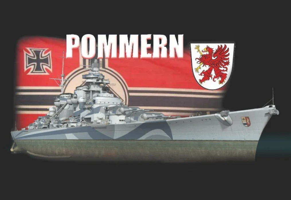 German Naval Pommern Deutschland Class Heavily Armoured Battleship T-Shirt. Premium Cotton Short Sleeve O-Neck Mens T Shirt New
