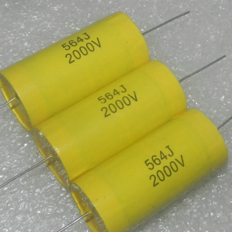 2PCS/LOT CBB90 High Frequency and High Voltage 2000V  564J  0.56UF 2000VDC Axial Absorption Thin Film Capacitor