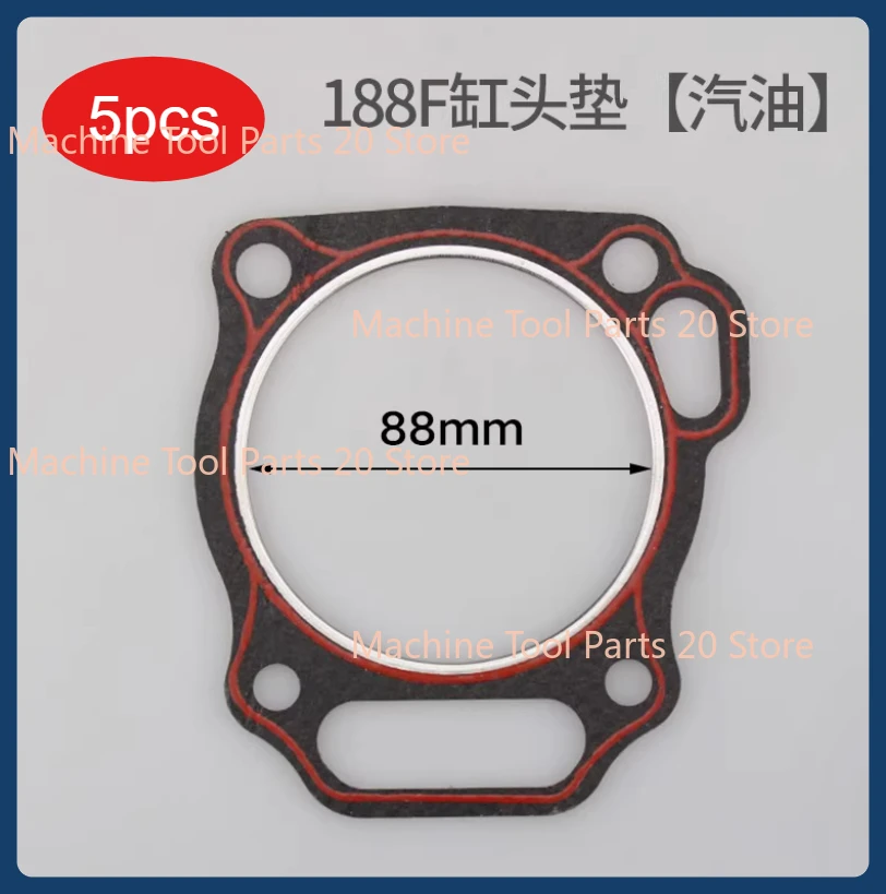 

5Pcs/lot 88mm Cylinder Head Gasket Seal For Honda GX390 Chinese 188F 5KW 13HP 4-Stroke Engine Motor Petrol Generator