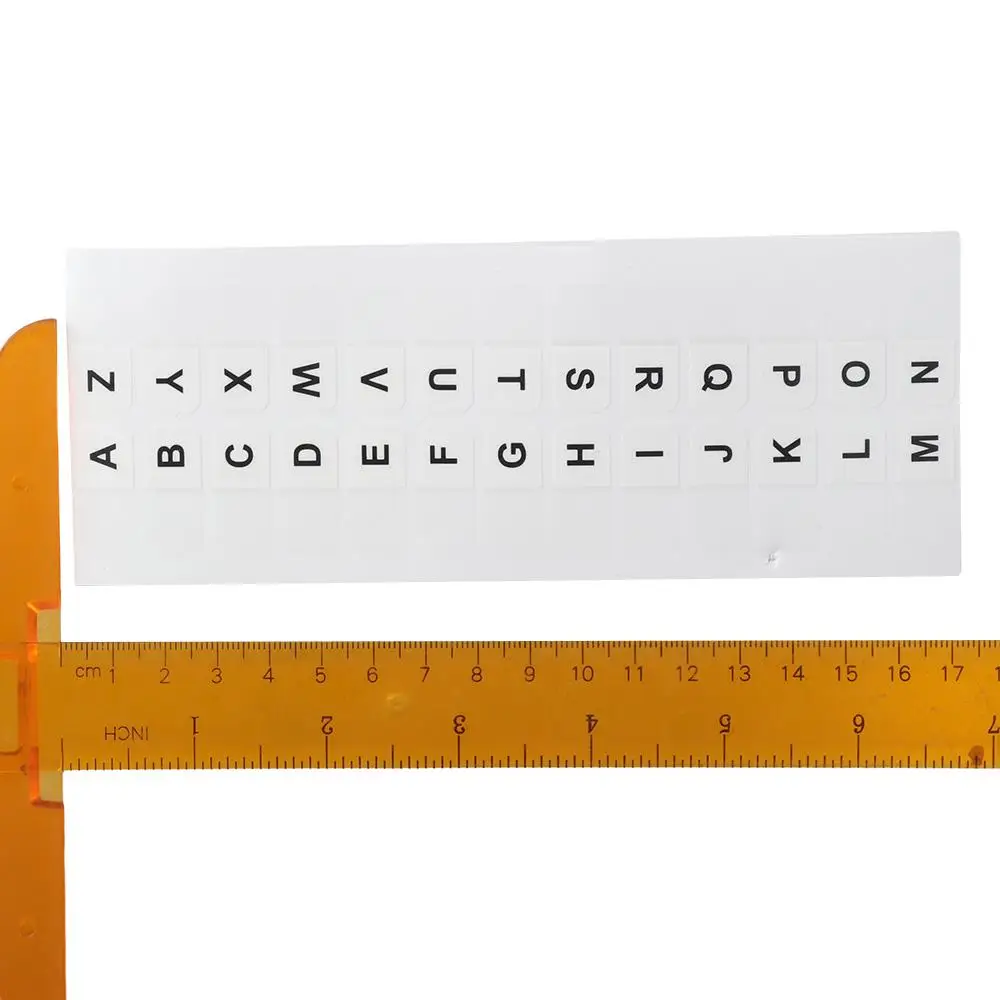 

8 sheet A-Z Sticky Tabs White Self-Adhesive Book Tabs 208PCS Alphabet Index Tabs Files