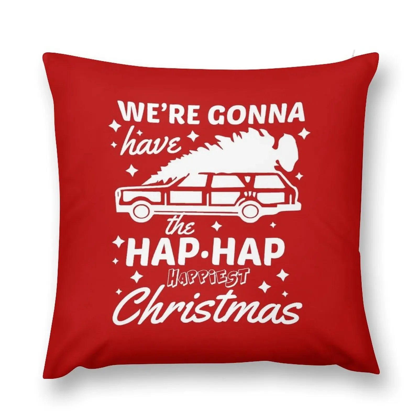 

We're Gonna Have The Hap Hap Happiest Christmas Throw Pillow Pillow Case Christmas Decorative Cushion Cushion Cover Set pillow