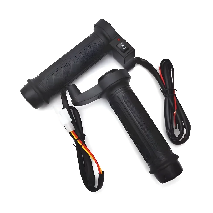 22mm Adjustable Heating Handgrips Motorcycle Scooter Handlebar Grip Heater Warm Hand Grips For Outdoor Riding