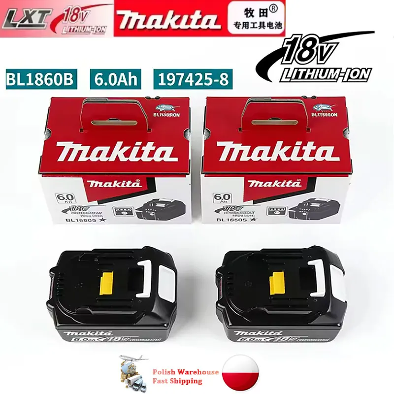 Batteria originale Makita 6Ah 18V LXT Avvitatore a impulsi brushless senza fili DTD172 180Nm Coppia massima per fissaggio e rimozione di componenti di livello professionale