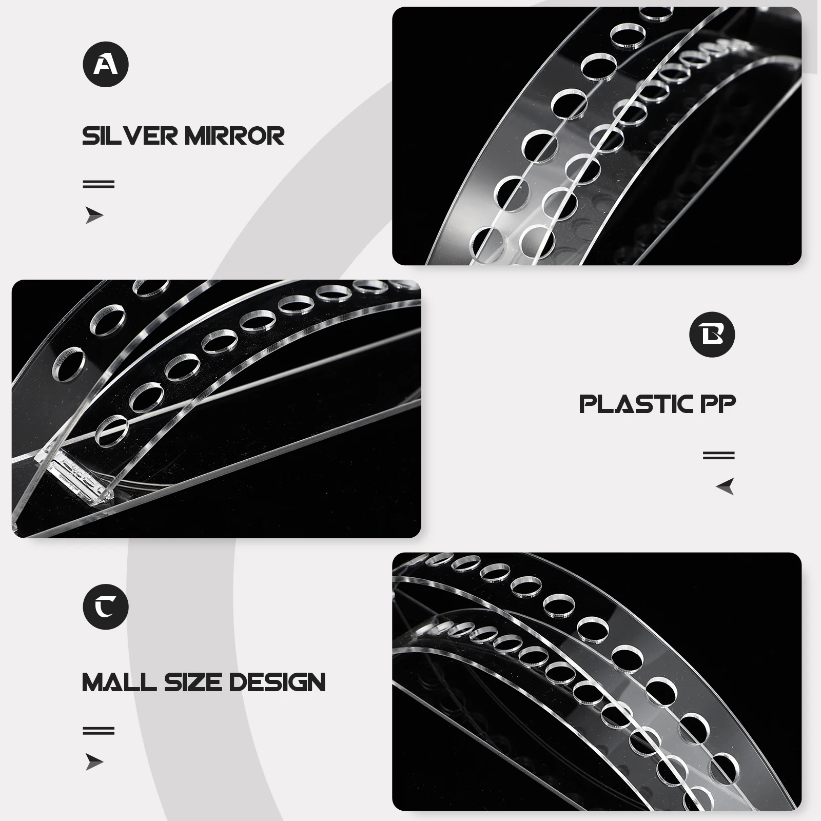 Clear Acrylic Lollipop Stand Transparent Candy Rack Dessert Display Stable Base arc Shape Suitable Birthday Parties Wedding