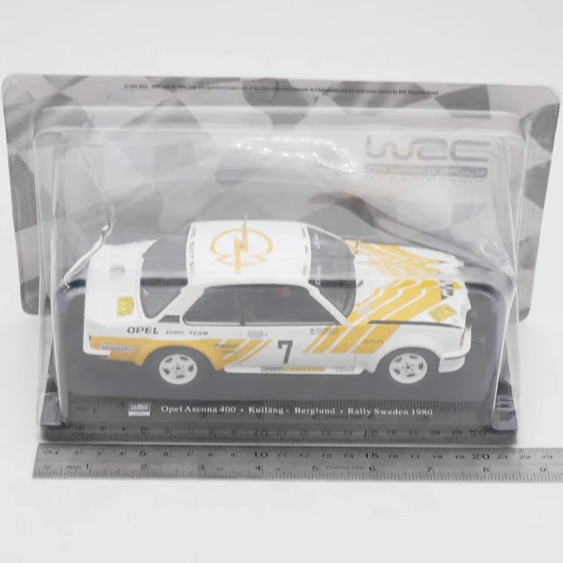 

IXO 1:24 Opel Ascona 400 WRC 1980, модель раллийного автомобиля из сплава, статическая коллекция, украшенные праздничные подарки, игрушки