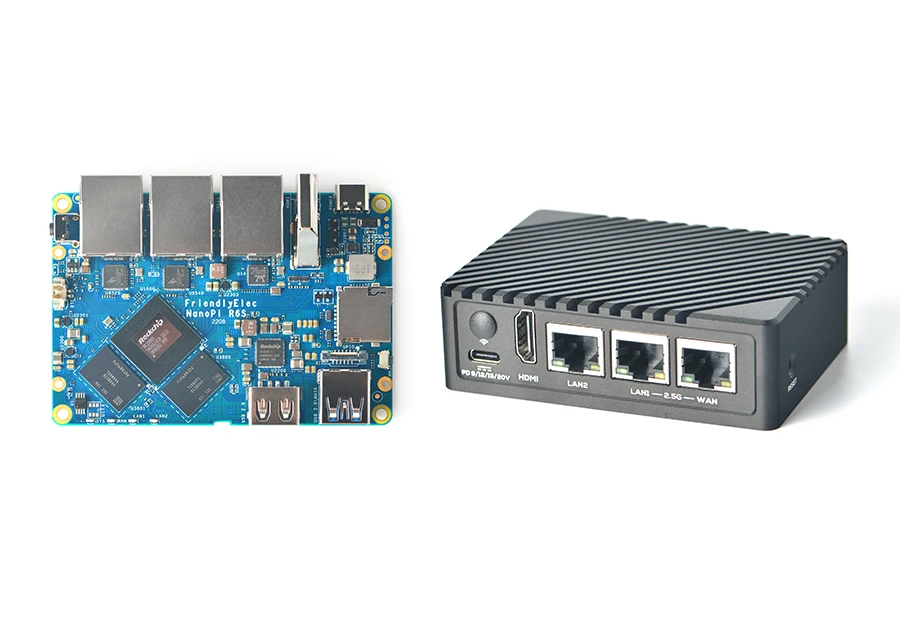 Friendly Nanopi R6S development board RK3588S Dual 2.5G Gigabit network port 8G32GB edge calculation 8K60P