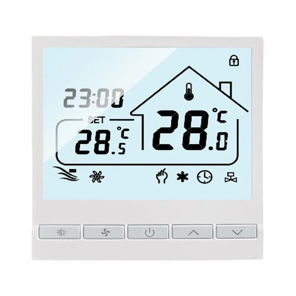 Thermostat with WiFi Function for Central Air Conditioning and Underfloor Heating Compatibility Temperature Range 0-50C