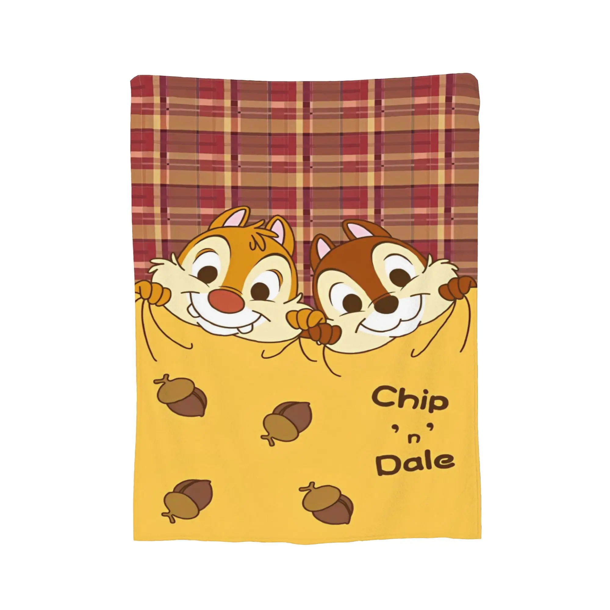 الكرتون السنجاب رقاقة اند ديل بطانية الفانيلا رهيبة الدافئة رمي بطانية للمنزل الربيع/الخريف #2