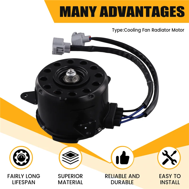 พัดลมระบายความร้อนรถยนต์ มอเตอร์หม้อน้ำ 21487-JF00B 21487-1VM1A อะไหล่รถยนต์สำหรับ NISSAN SYLPHY JUKE C26 21487-JF00A