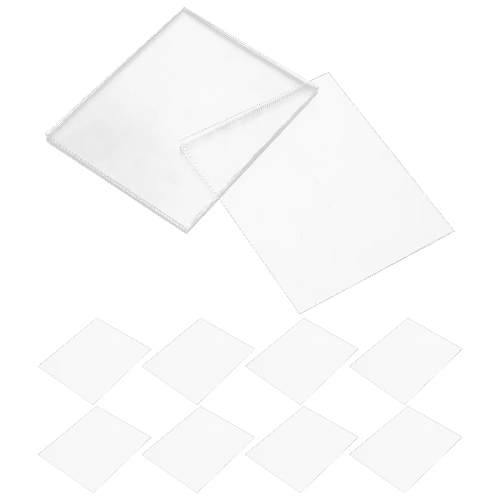 10Pcs Welding Lens Replacement Auto Darkening Pc Material Wear Resistant Protective Lens Cover for Welding Hood