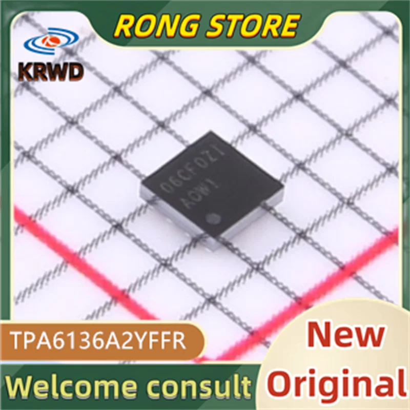 10PCS AOW1 A0W1 New and Original TPA6136A2YFFR TPA6136A2YF BGA16