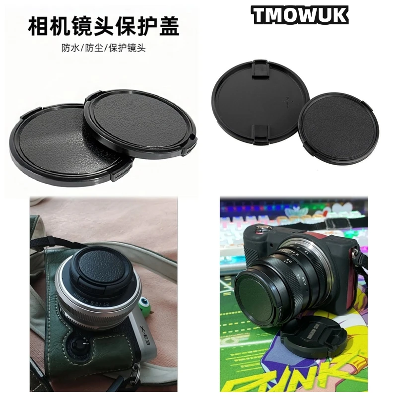 

For Leica M9 M10 - P Q2 Q3 TL TL2 SL X - U X2 R4 R6 S (Typ 006) Camera Lens Cap Protective Cover Center Pinch Snap-on 49mm 52 55