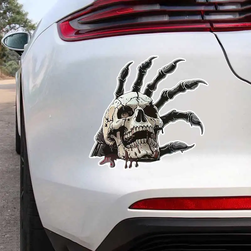 

Skull Claws Car Sticker Vinyl Decal Waterproof Rear Window Motorcycle Camper Bumper Truck Laptop Decoration SH1622