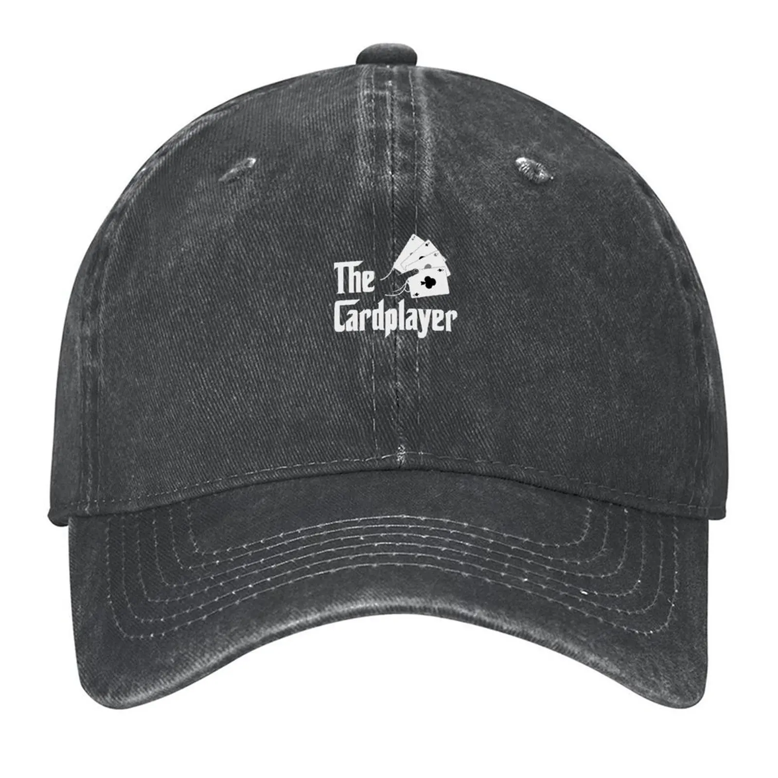 

The Cardplayer - Funny Pcker Playing Card Gambler Gambling Card Game Player Joke for Men an Women Baseball Cap