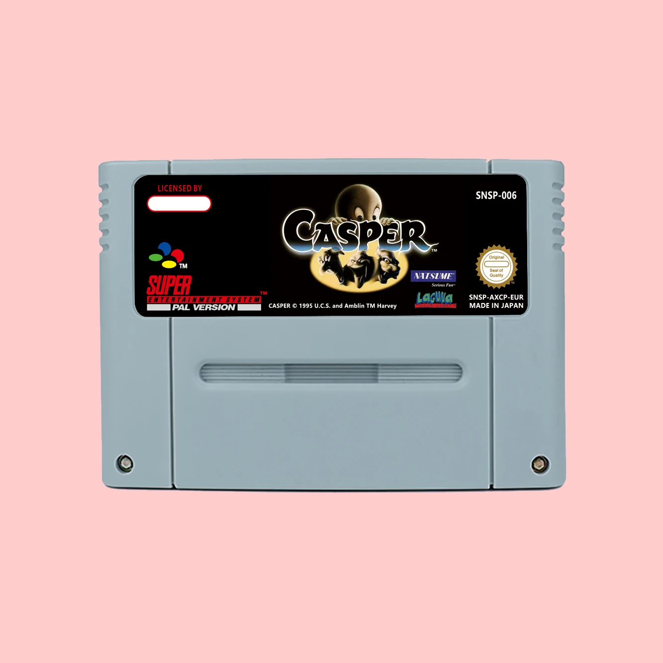 Casper Action Game Cartridge For SNES 16bit NTSC USA PAL EUR Game Consoles Card