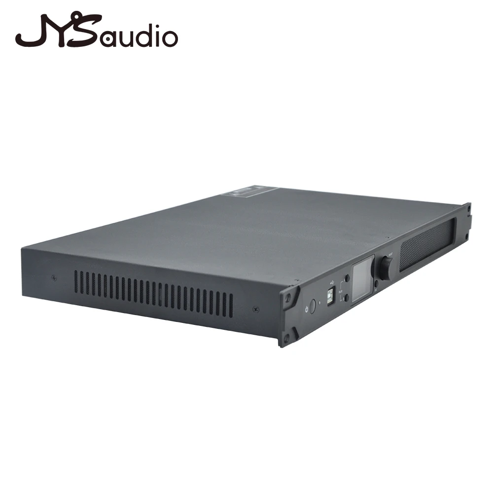 DSP Netzwerk Digitaler Leistungsverstärker 1U 2 Kanal Professioneller Audio-Matrix-Subwoofer Stereo Reverb Equalizer Bühnenunterstützung RS485