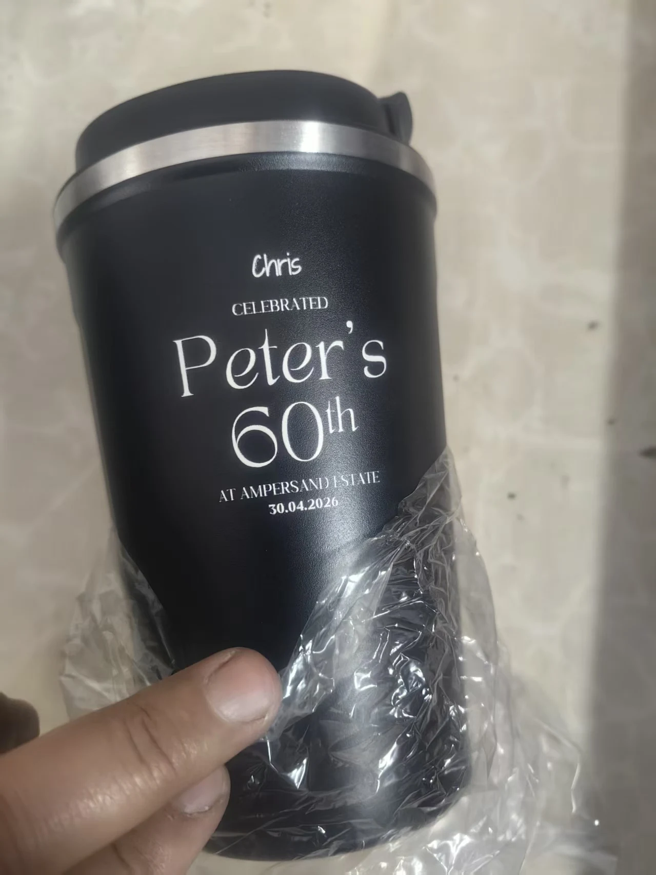380ml Edelstahl-Becher, Isolierter Kaffeebecher mit Auslaufsicherem Deckel, Reisebecher, Wiederverwendbarer Edelstahl-Kaffeebecher