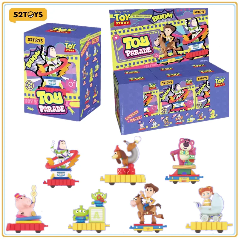 

52 игрушки История игрушек Таинственная коробка Игрушка Парад Серия Слепая коробка Аниме Фигурка Настольный орнамент Модная игрушка в подарок для детской коллекции