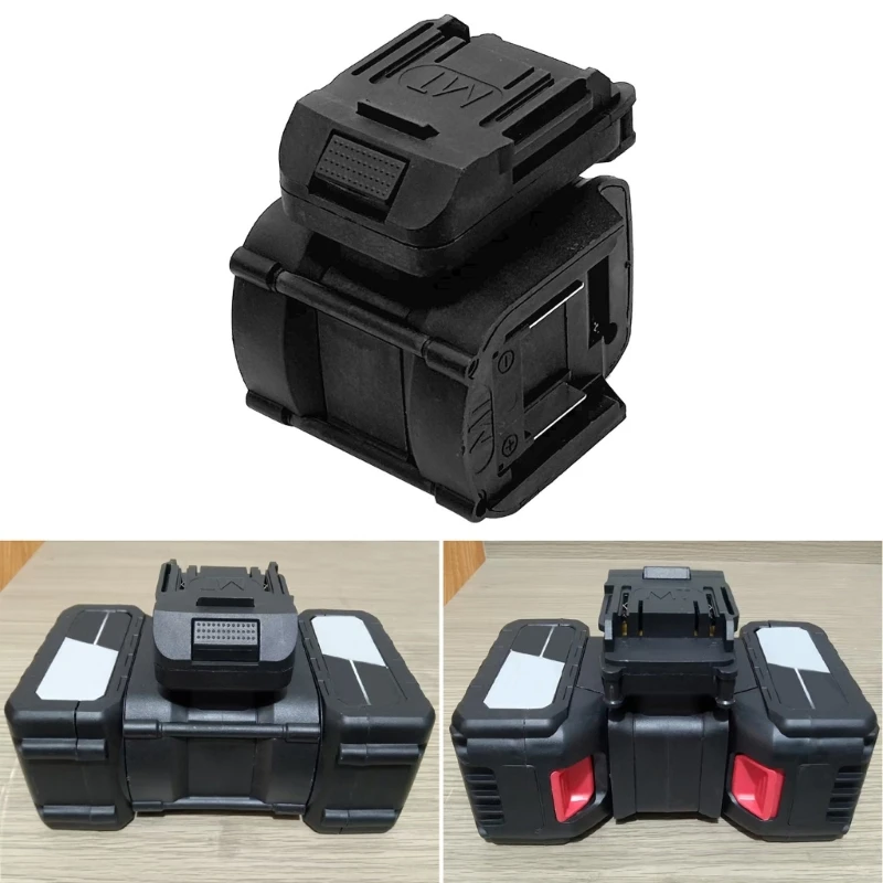 Universal 18V lithium batteries Converter Adapter Double Input Capability for BL1815