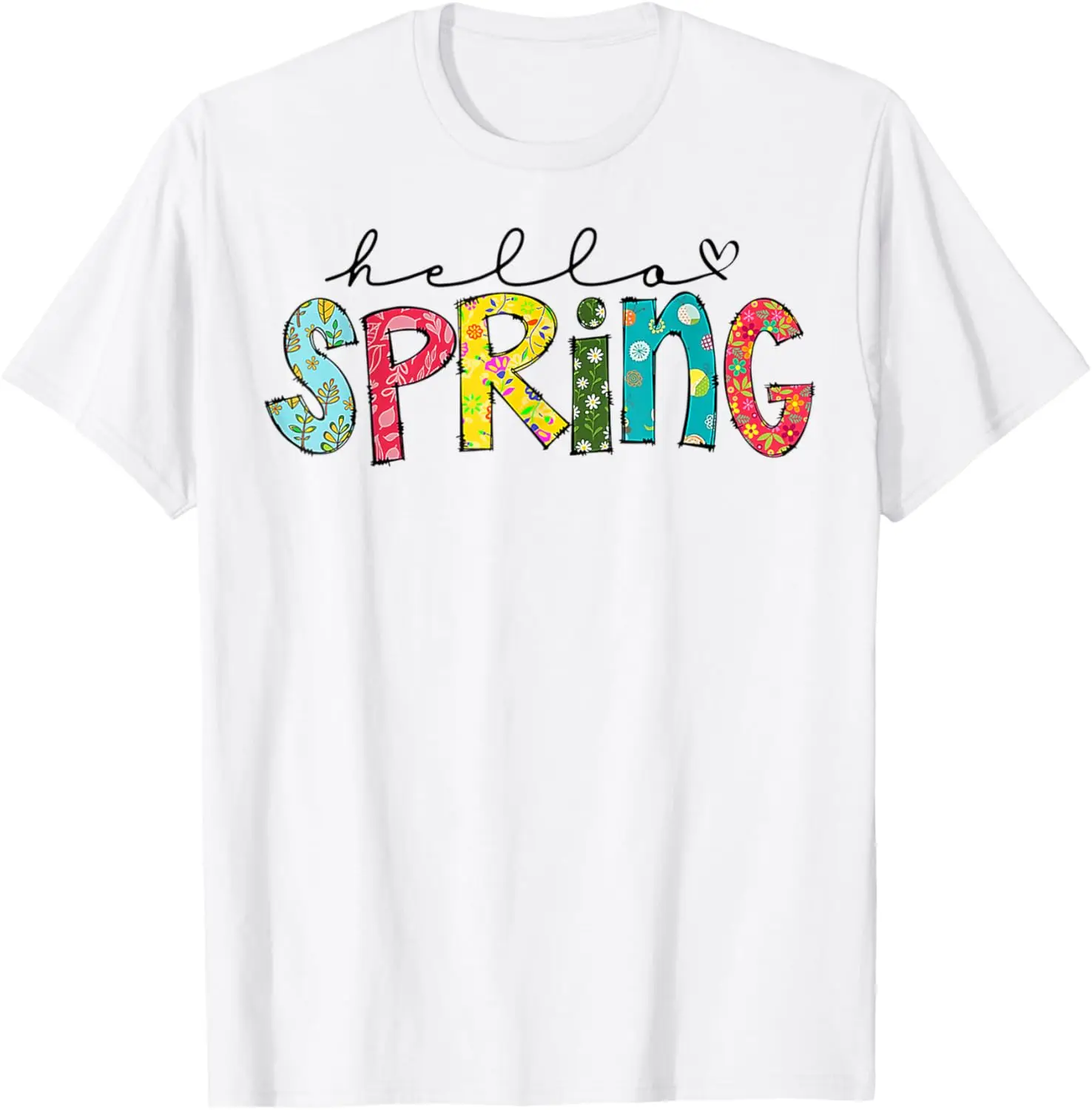 

Hello Spring Flower Happy Easter Floral Mom Plant Lover T-Shirt