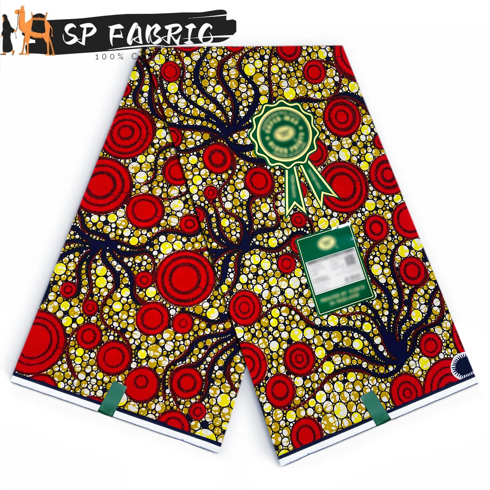 

Супер восковая ткань для голландских платьев, африканская восковая ткань, 6-ярдовая африканская восковая ткань с принтом, высокое качество, для свадебных платьев