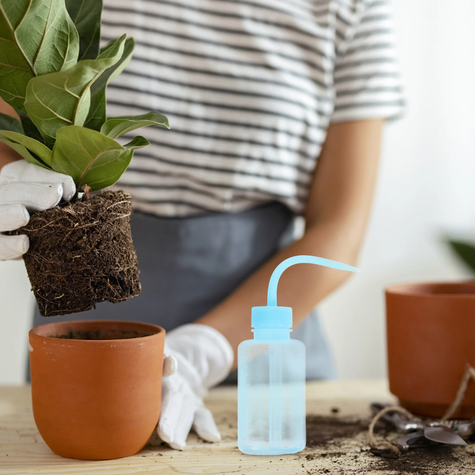 

2Pcs 150ml Squeeze Bottle Tattoo Care Lash Shampoo Succulent Irrigation Medical Spray Small Glue Bottles Squeeze Water Bottle