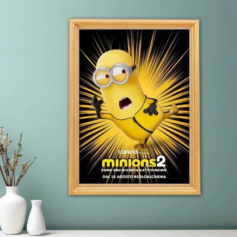 لطيف التوابع الكرتون 5D الماس اللوحة DIY عبر الابره عدة جولة الماس الفسيفساء ديكور المنزل الأطفال هدية الحرف #2