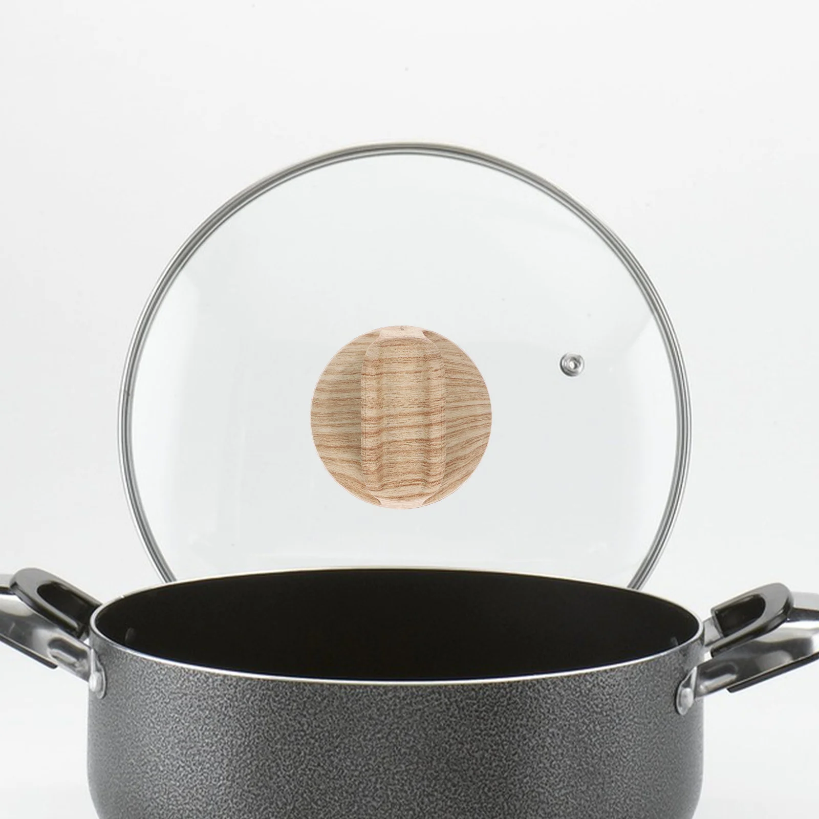 

2pcs Pot Lid Knob Non-Slip Heat Resistant Replacement Handle For Universal Cookware Kitchen Utensil Steamer Wok Soup Pot Cover