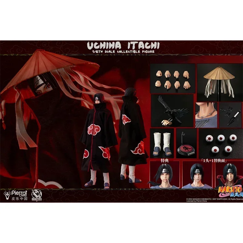 In Stock Naruto Shippuden Uchiha Itachi 1/6 Scale Action Figures Original Rocket Toys ROC-003 Model Dolls Toy For Ornaments Gift