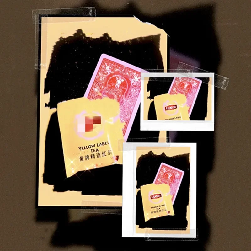 

Card to Tea Bag Card Magic Tricks Gimmick Close up Magic Props Illusions Magician Prophecy Magia Mentalism Stage Magie Funny