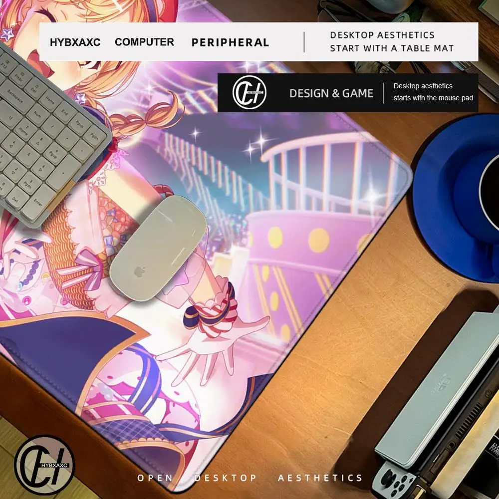 B-Bang D-Dream! Mouse Pad Cute HD Rubber Table Pad Desk Pad Extended Gaming Keyboard Mat Large 90x40cm XXL Game Big Mouse Pad