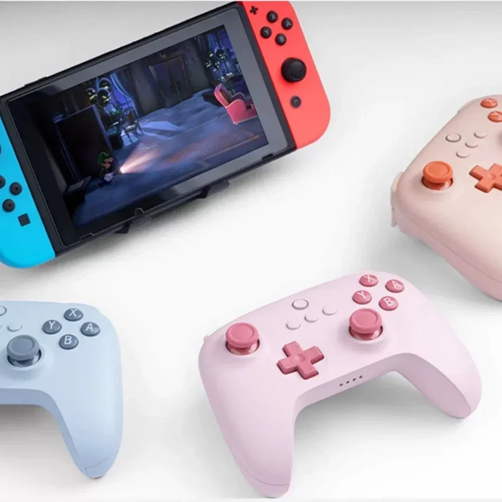 8Bitdo 궁극의 C 블루투스 컨트롤러 게임 패드 조이스틱, 닌텐도 스위치용, 6 축 모션 제어 및 럼블 진동