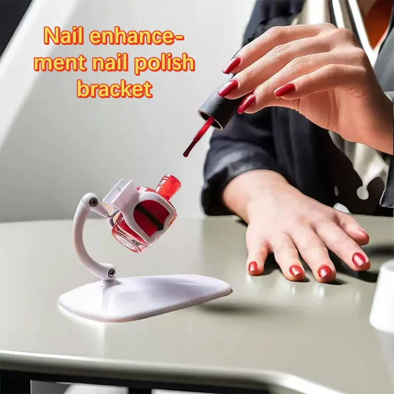 

Nail Polish Holder Clip, Adjustable Anti-Spill Manicure Tool, Hands-Free Bottle Stand Home DIY Nail Art Accessory