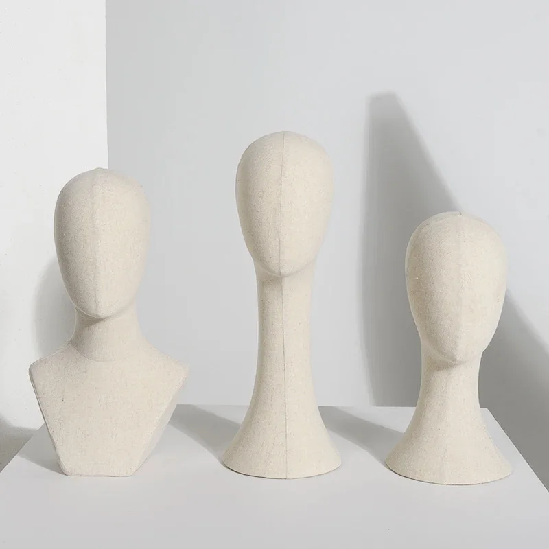 

Head mannequin lady wig hat scarf mask display dummy head model props mannequin