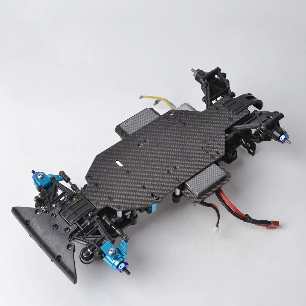 Kit telaio in carbonio per Tamiya TA02 TA02W TA02S TA02SW TA02T aggiornamento auto RC