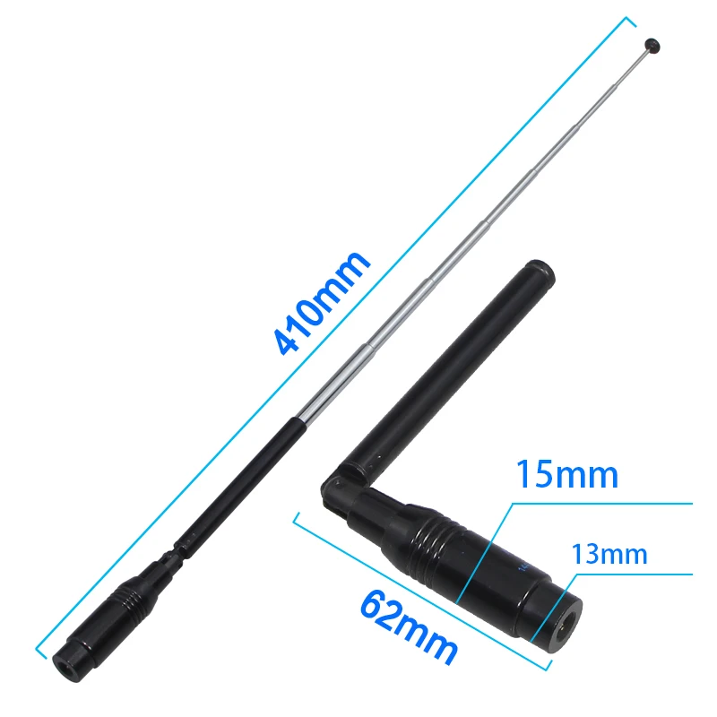 LORA Internet of Things 433MHz high gain antenna Pull rod telescopic antenna data transfer radio ​bendable antenna SMA-J male