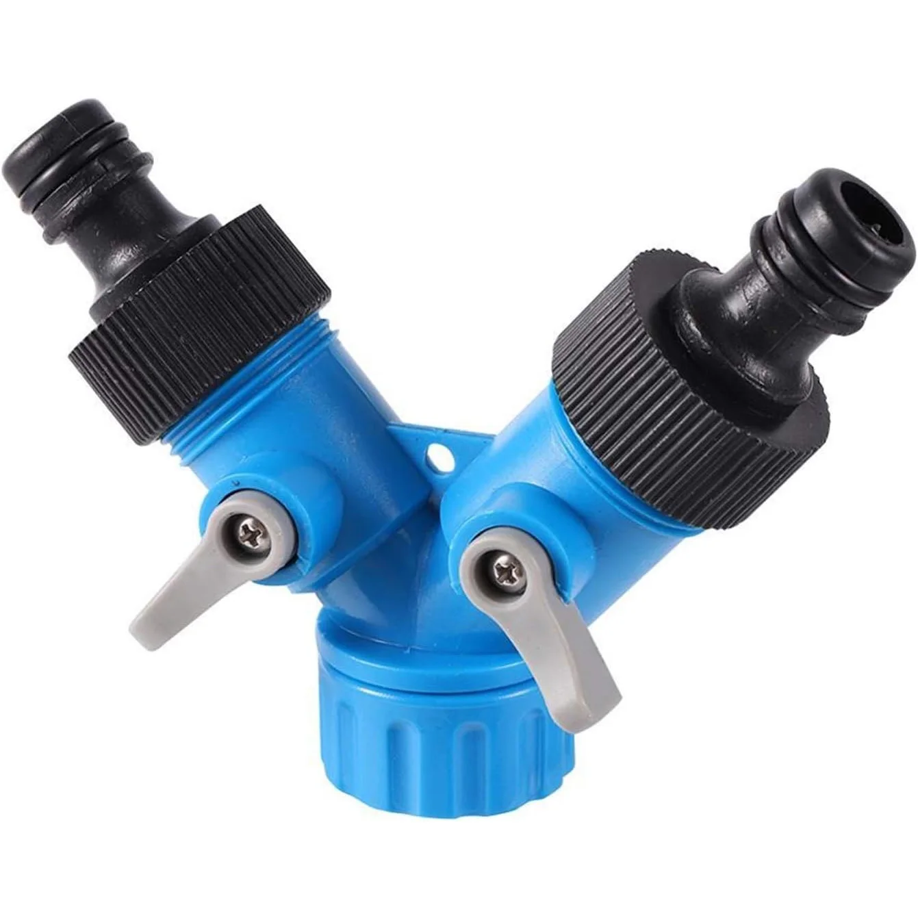 3/4'' Innengewinde Shunt-Ventil Y-förmiger Schnellverbinder Gartenbewässerungssystem Wasserverteiler Autowäsche-Wasserregler