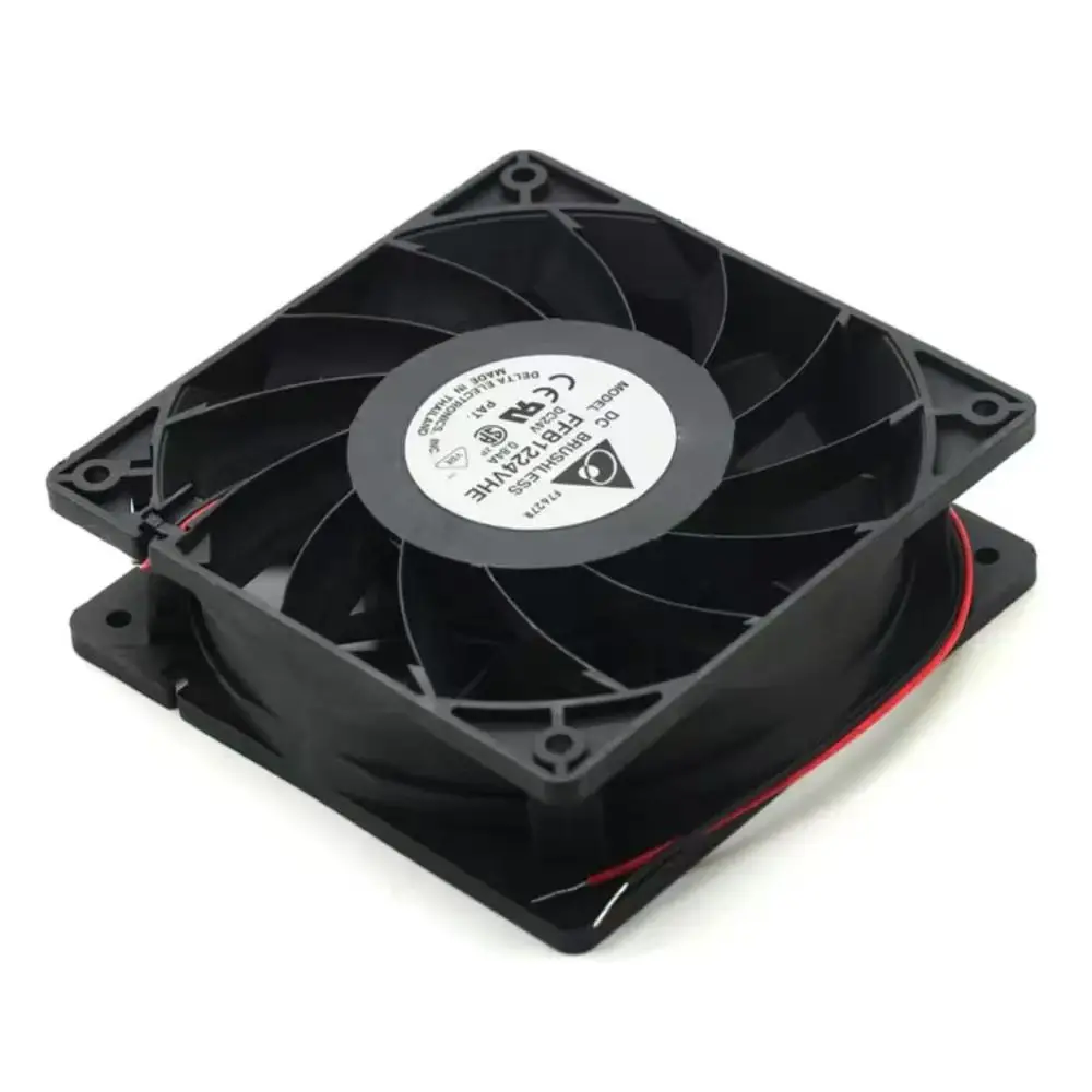 12cm Fan for Delta FFB1224VHE 120mm 24V 0.84A Axial Cooling Fan, 151.8 CFM, Frequency Converters & Industrial Equipment