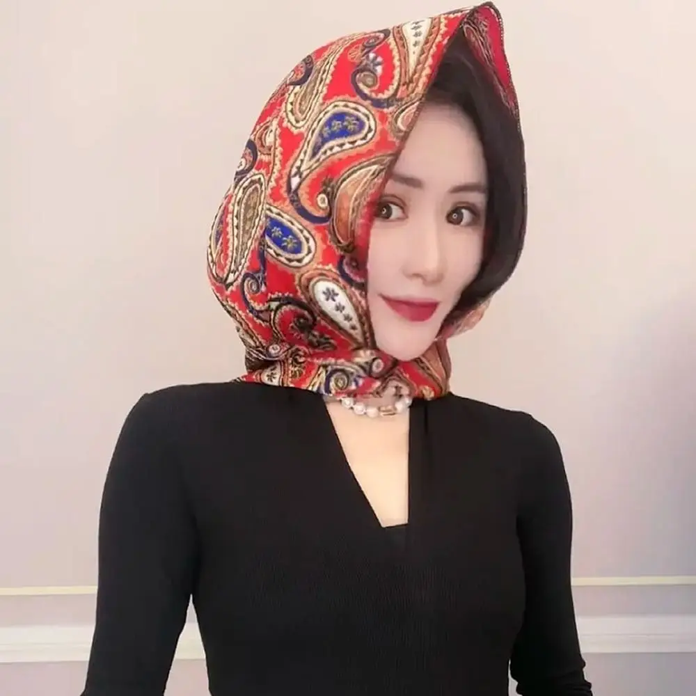 Turban musulman en soie simulée pour l'été, résistant au soleil, respirant, chapeau Baotou, bonnet hijab doux pour femmes