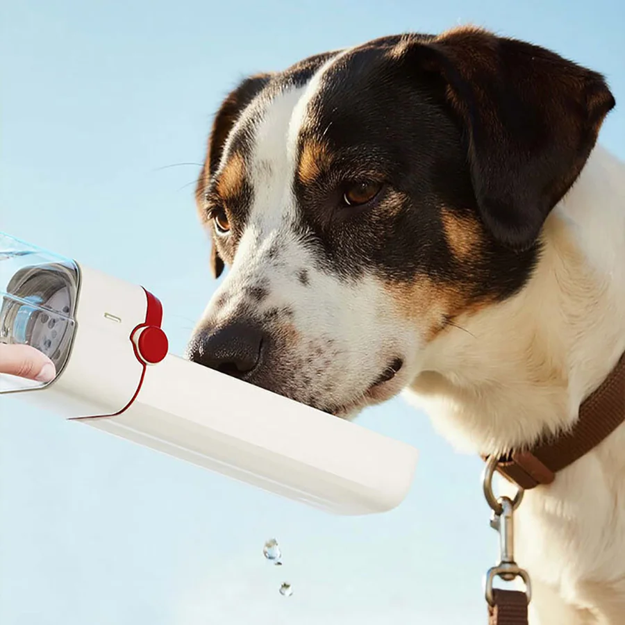 Botella de agua portátil para perros – Recipiente plegable exteriores - imagen 4