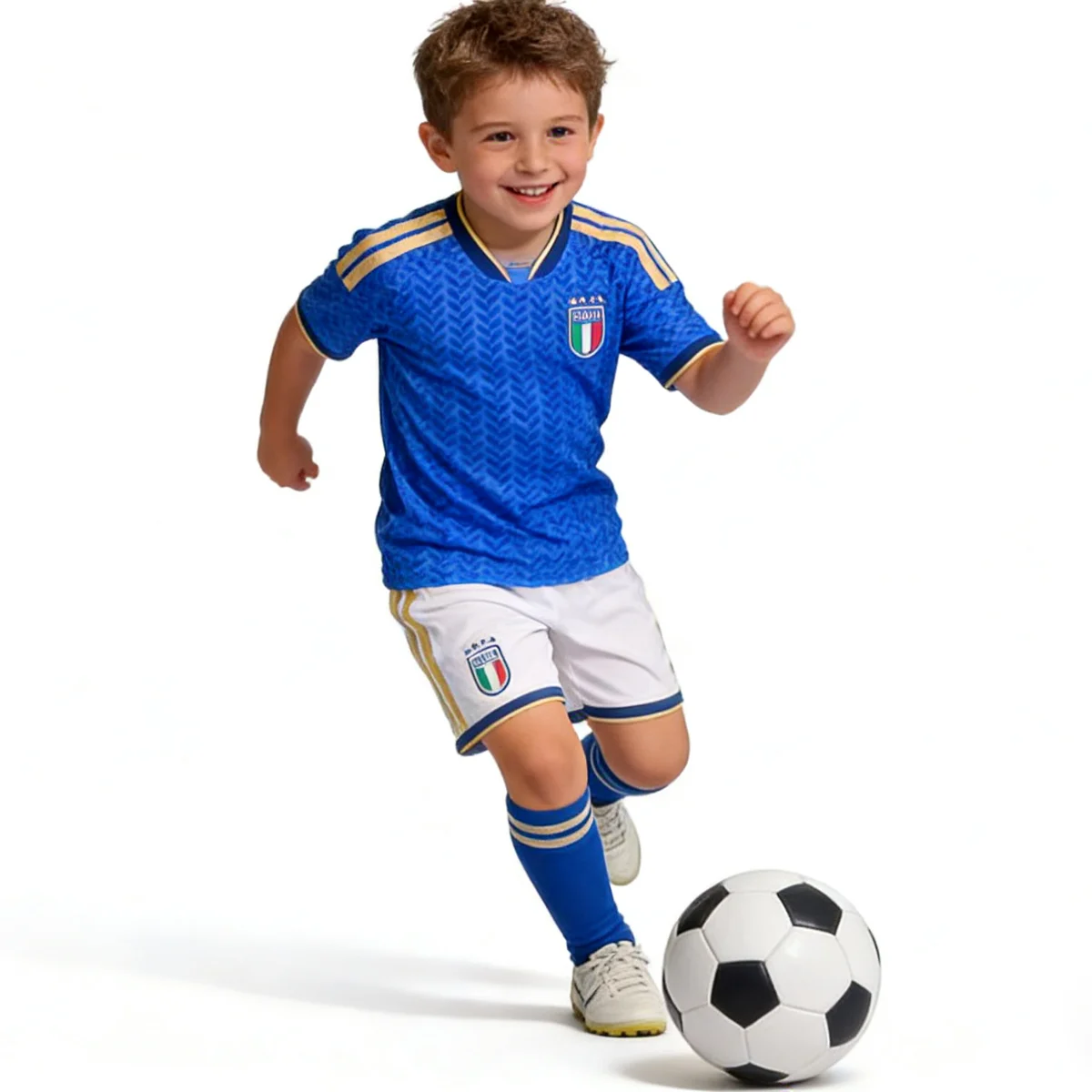 

Italy National Team Kids Football Jersey Set 2026 Style Soccer Shirts with Shorts for Boys Girls Children Training Uniform Kit