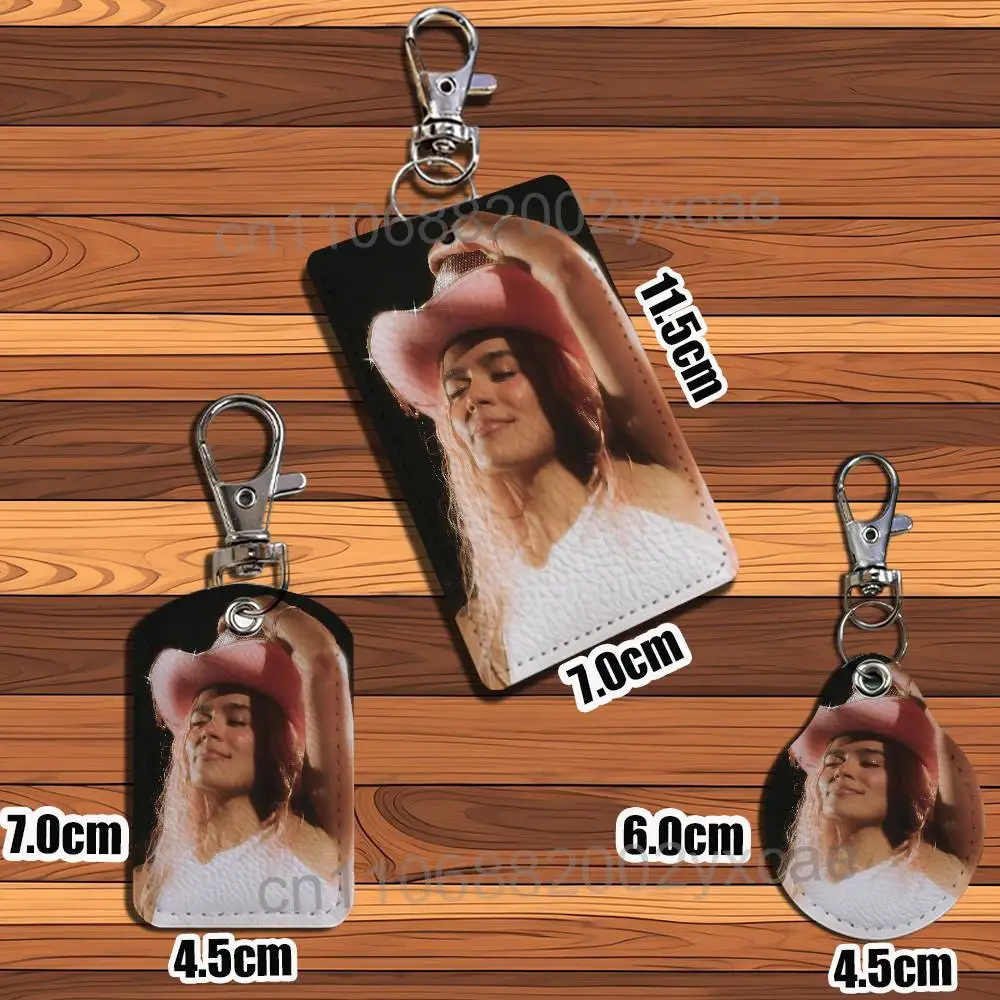 Art Bichota Season Karol G Keychain Holder Suitable For Subway Bank Card Bus Card Case Badge Holder Wallet Card Textured pattern view 5