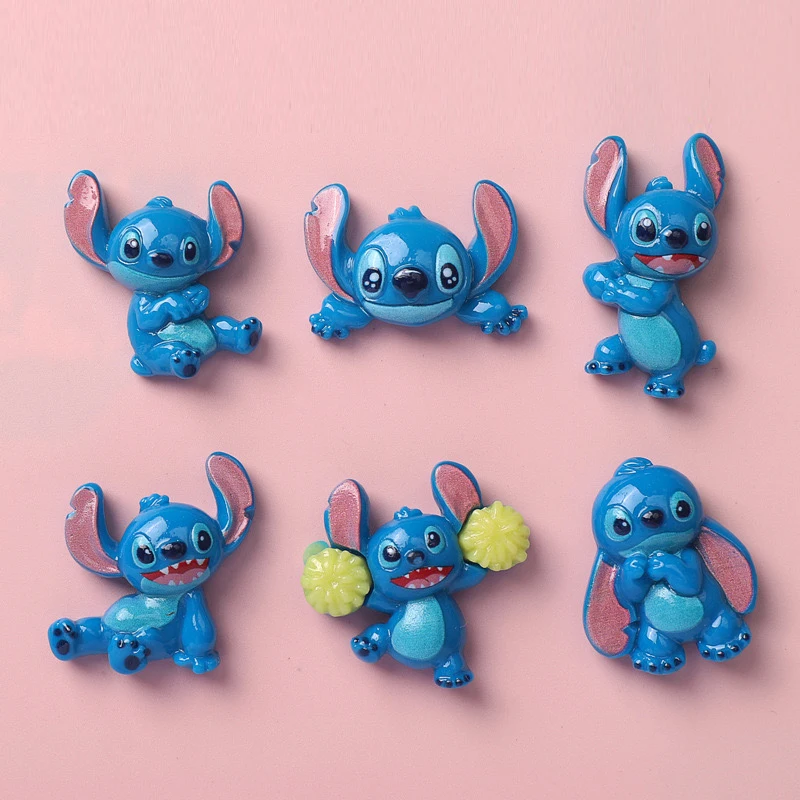 10 Pcs New Mini Kawaii Cartoon Animal Big Eared Monster Series Resin Scrapbook Diy Jewelry Children Gift Hairpin Accessories C36