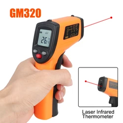 Digital -50~380°C C/F GM320 Laser Temperature Meter Gun Industrial Infrared Pyrometer Non Contact Infrared Thermometer