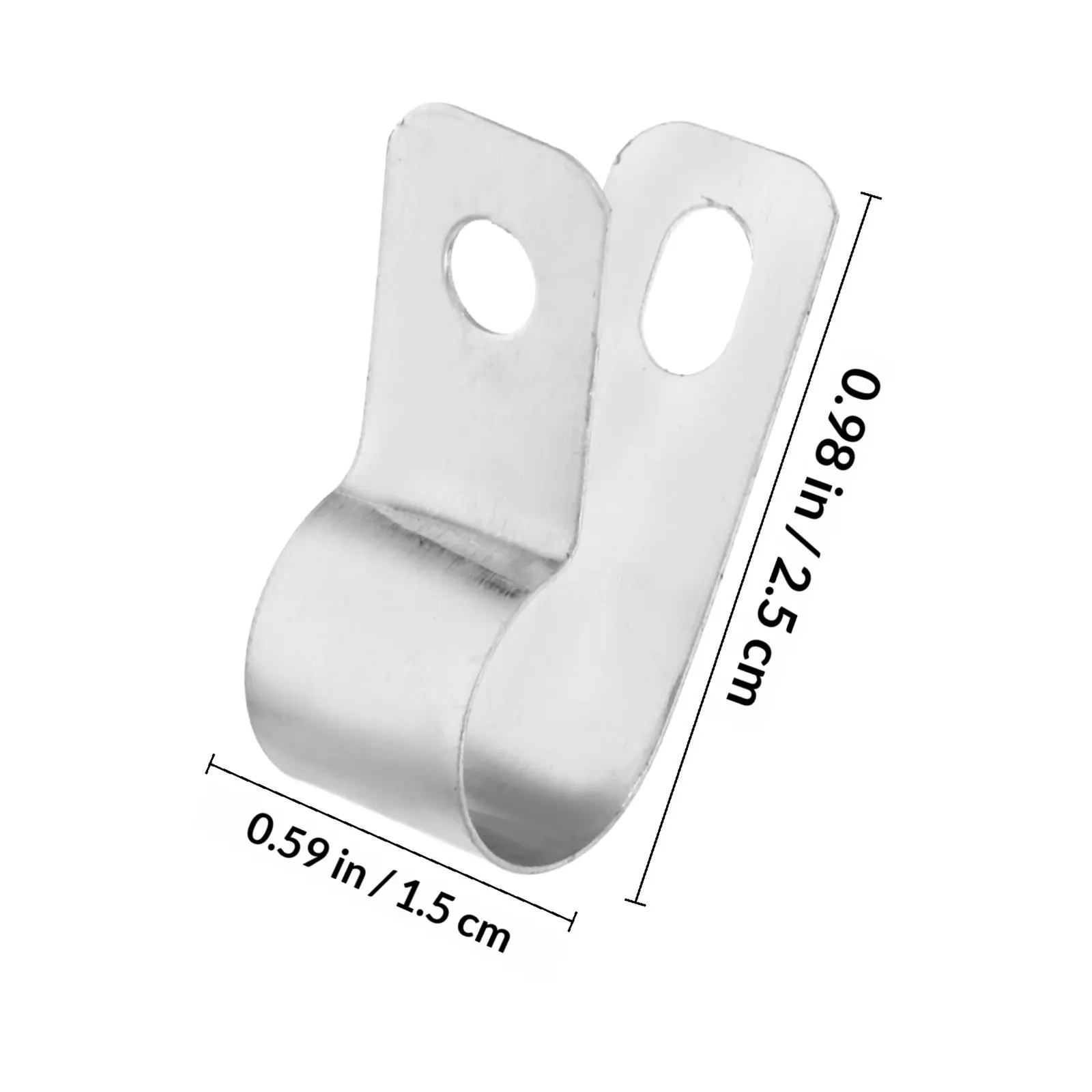 20Pcs R Shape Cable Clamp Lightweight Fireproof Rope Light Clips Outdoor Wire Holders Cable Management Installation